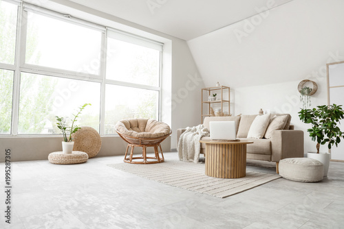 Interior of stylish living ...