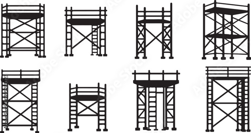 Various Scaffolding Structures and Designs Illustrated