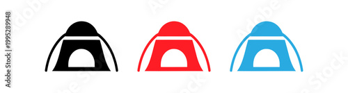 Tents representing camping and outdoor adventure