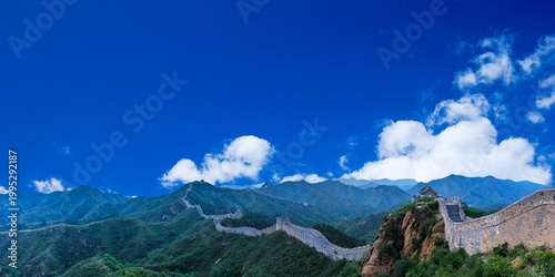 beautiful landscape of the mountains in the morning