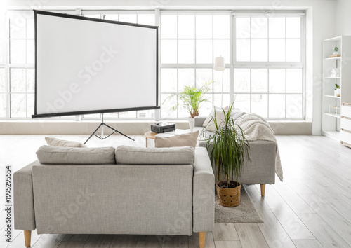 Interior of living room wit...