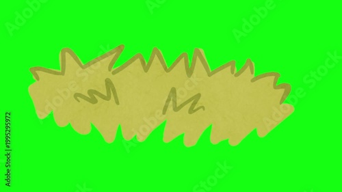 flowers and leaves, background, green screen, animation