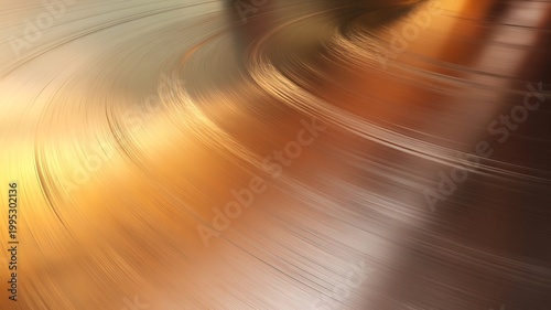 Abstract golden metallic waves luxury background design