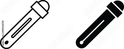 Medical thermometer instruments for checking body temperature in clinical settings or home health care environments