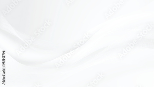 Smooth white fabric with gentle folds and soft shadows  abstract texture