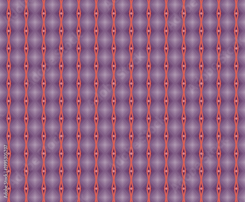 BE COOL NATURALLY warm dusk purple typography repeating linear gradient, mountain range, multi stroke lettering, concave banner, varied cross texture with coral red, crimson, mulberry, midnight plum