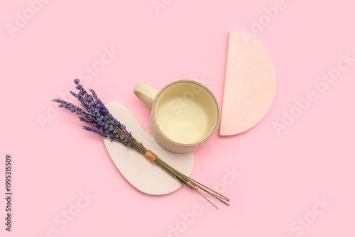 Ceramic mug with plaster po...