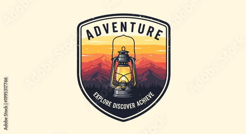 Adventure travel and outdoor exploration badges.