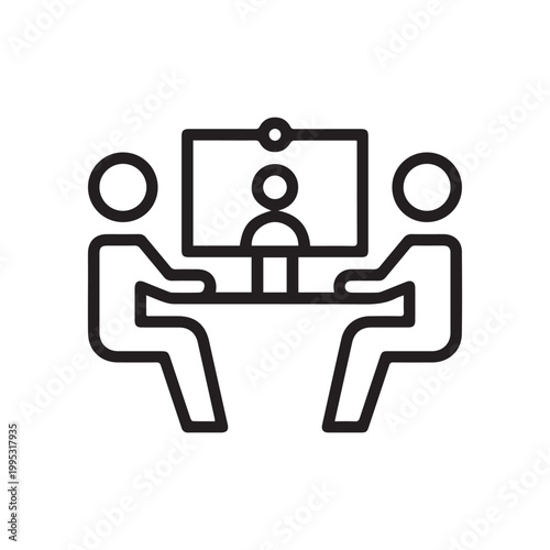 Online Meeting Icon