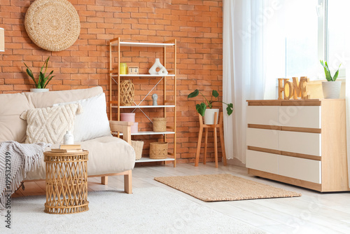 Interior of living room wit...