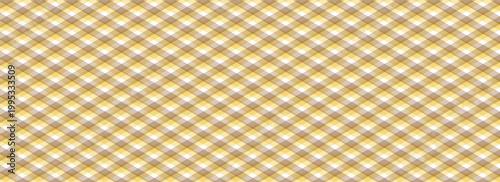 Brown and yellow in the white plaid fabric texture background. Seamless pattern checkered wallpaper.art vector