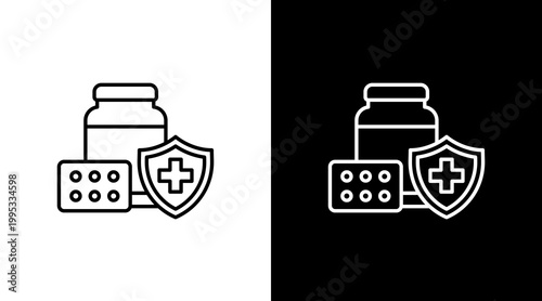 Medicine Icon Set Multiple Style Collection
