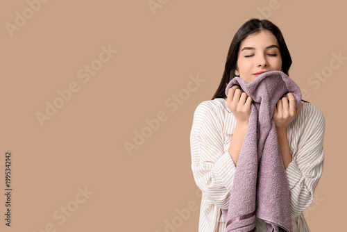 Beautiful young woman with ...