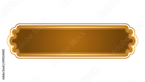 Φωτογραφία Thai gold gradient white abstract border boundary frame kbach khmer with islamic
