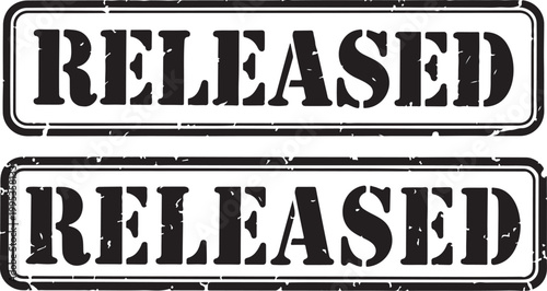 Black released stamp graphic with bold text and distressed edges on transparent background.