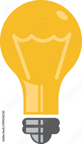 bulb colorful illustration