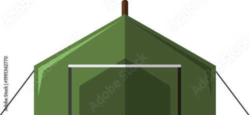 camping colorful illustration