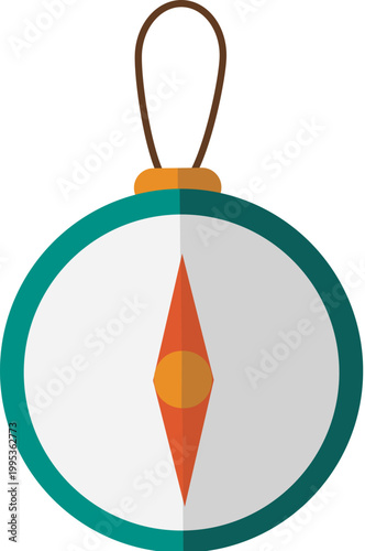 compass colorful illustration