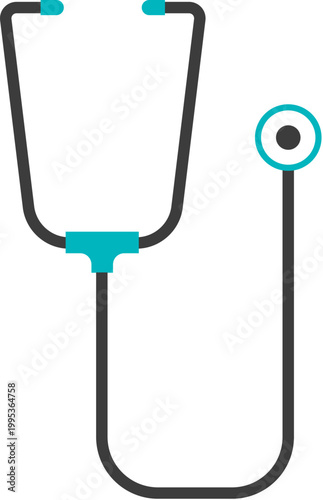stethoscope colorful illustration