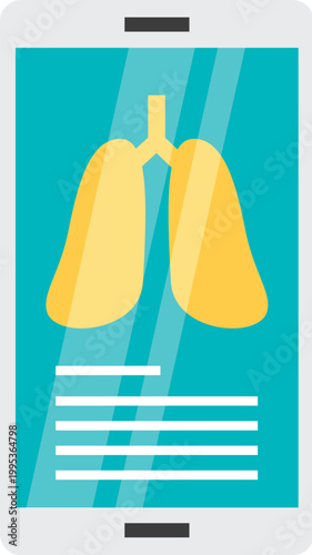 smart phone colorful illustration