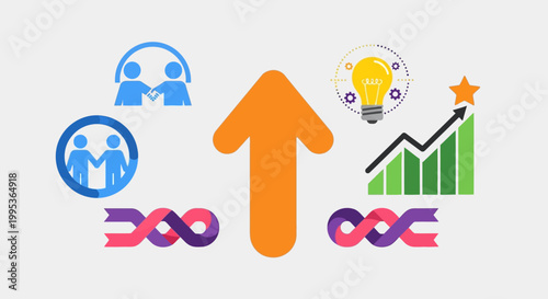 Business Growth and Development Concept.