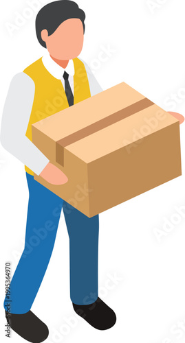 porter colorful illustration