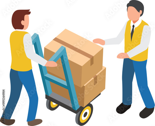 porter colorful illustration