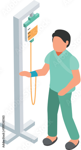 drip infusion colorful illustration