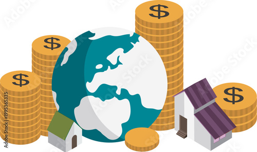 investigate colorful illustration