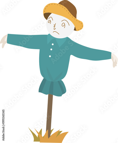 scarecrow colorful illustration
