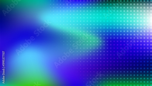 Vibrant holographic abstract background with colorful gradient waves and futuristic glowing texture