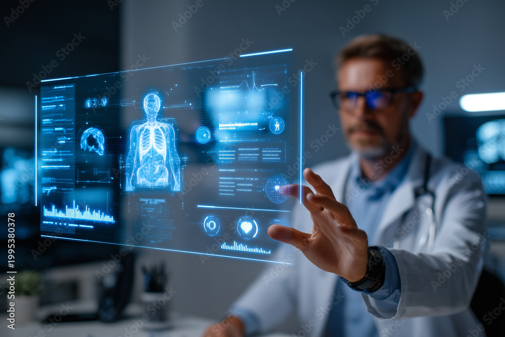 Fototapeta premium Virtual Doctor Appointment
