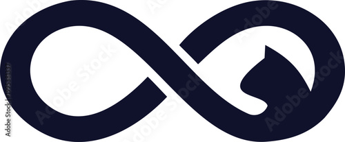 Minimal cat care silhouette logo vector, ideal for pet clinics, grooming brands, animal shelters, and modern veterinary services.