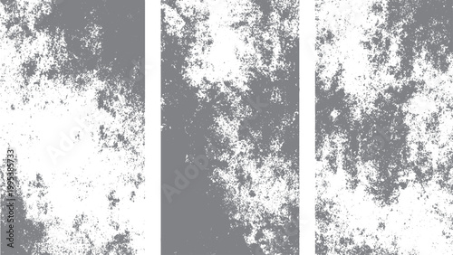 Ink brush line collection with grunge style strokes Rough paint strokes vector with distressed texture