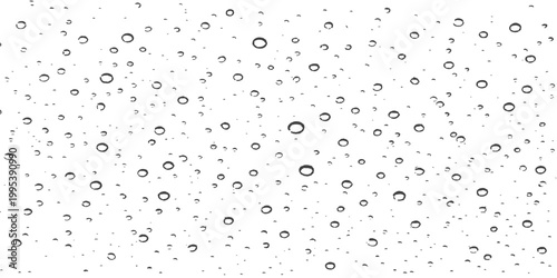 Abstract a close-up image showcases a delicate pattern of water droplets creating a mesmerizing texture. The droplets glistens, reflecting light and offering a serene aesthetic.