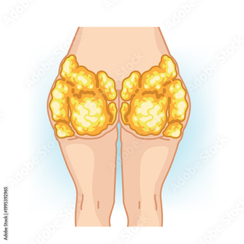 Excess Subcutaneous Fat on Buttocks