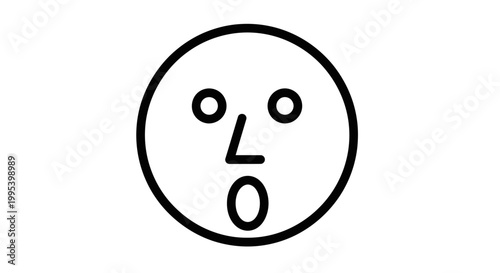 Surprised Face Icon