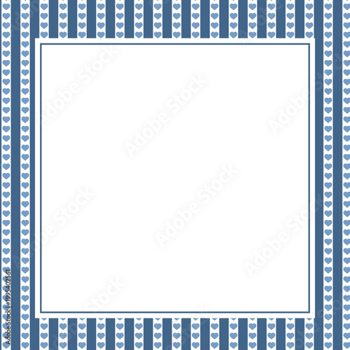 青色の正方形バナー背景素材