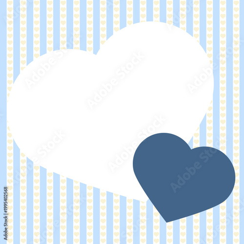 青色の正方形バナー背景素材