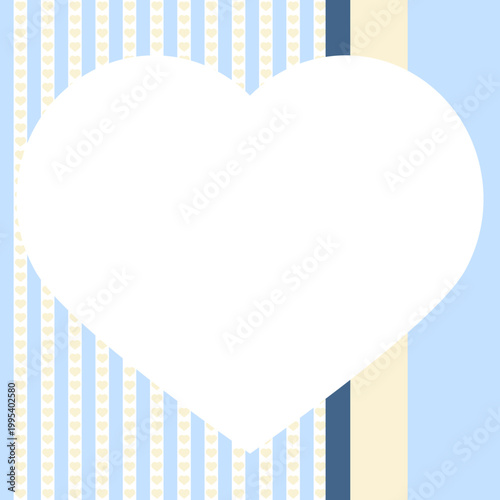 青色の正方形バナー背景素材