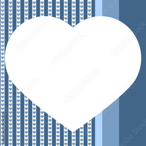 青色の正方形バナー背景素材