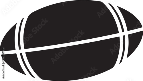 American Football Icon,Rugby Ball Sport Symbol
