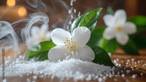 Jasmine Flowers and Salts - A Relaxing and Calming Composition.