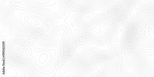 Abstract minimal pattern discovery vector topo map creative discovery White wave grid stripe line map topography. vector geographic contour mounted map background.