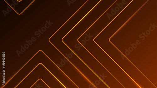 Dynamic dark orange background featuring sharp glowing linear patterns for technology and digital concepts