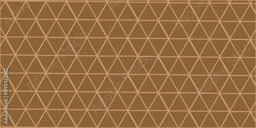Abstract brown line grid presentation surface mosaic tiles minimal tech bee website science element grid overlay white hexagon futuristic technology geometric texture background.