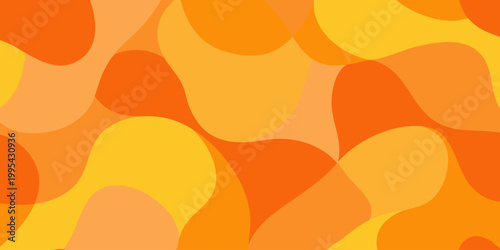 Vibrant orange and yellow hues create an abstract pattern