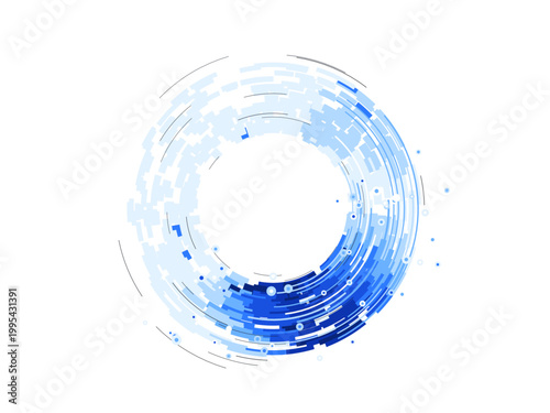 Digital Concentric Segment Circle