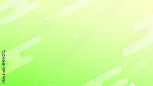 Refreshing light green abstract background featuring smooth fluid elements and minimalist geometric patterns for eco or tech projects