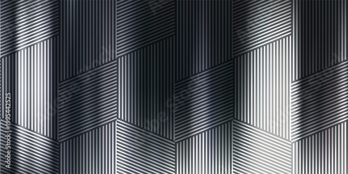 abstract black white stripe line. geometric triangle texture background. hexagon pattern. retro styled concept. vector Illustration